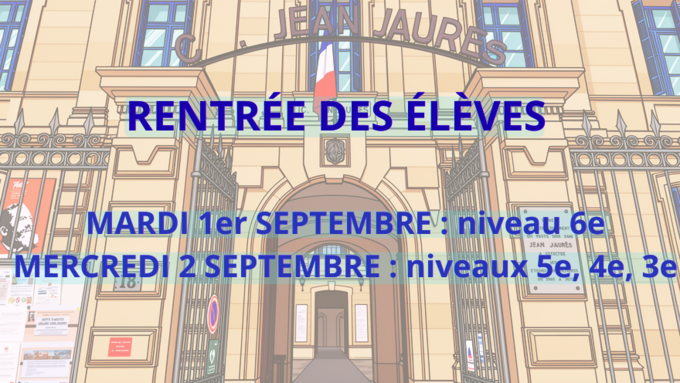 RENTRÉE DES CLASSES MARDI 1er et MERCREDI 2 SEPTEMBRE.png